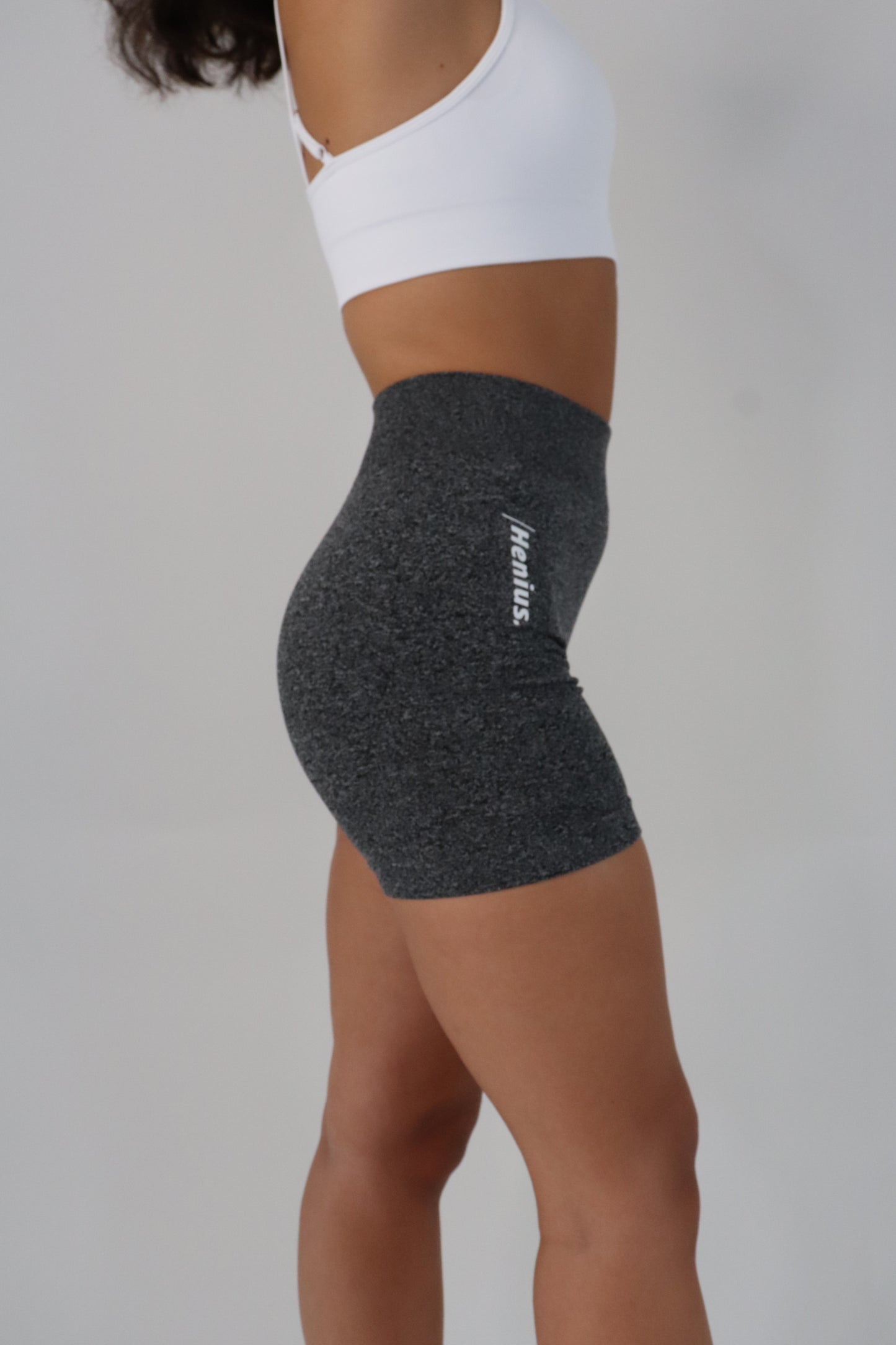 Grey seamless shorts