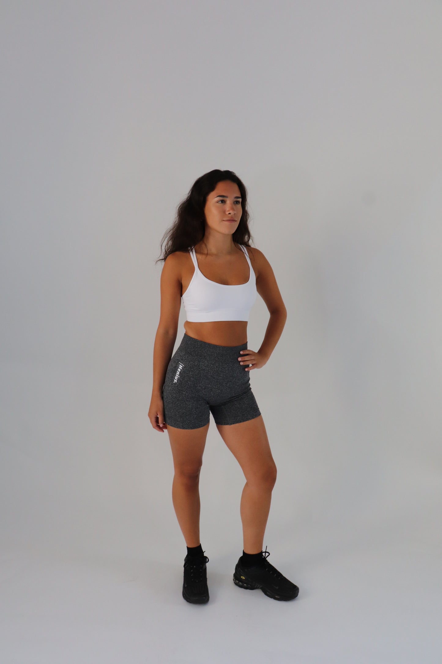 Grey seamless shorts