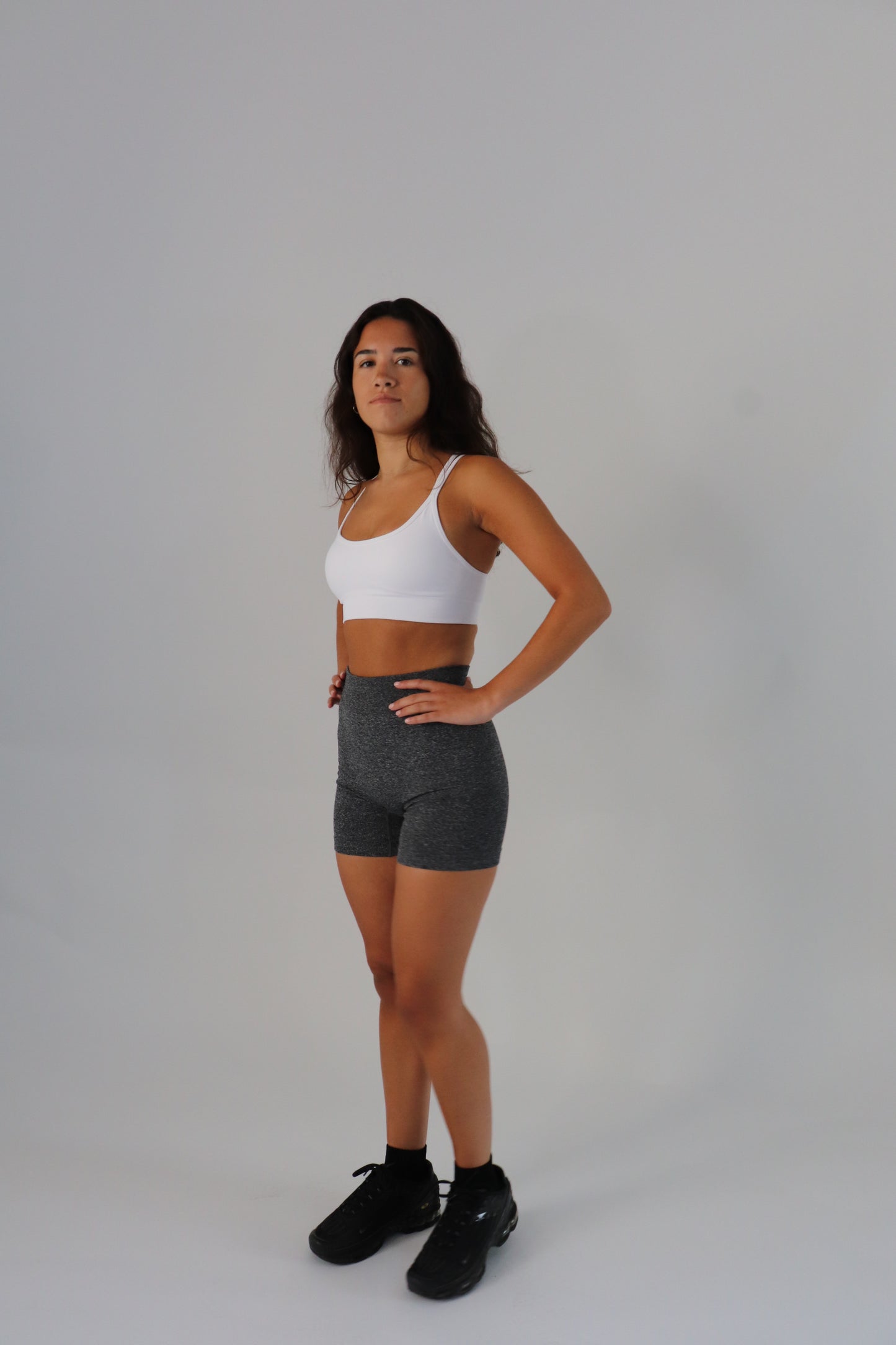 Grey seamless shorts