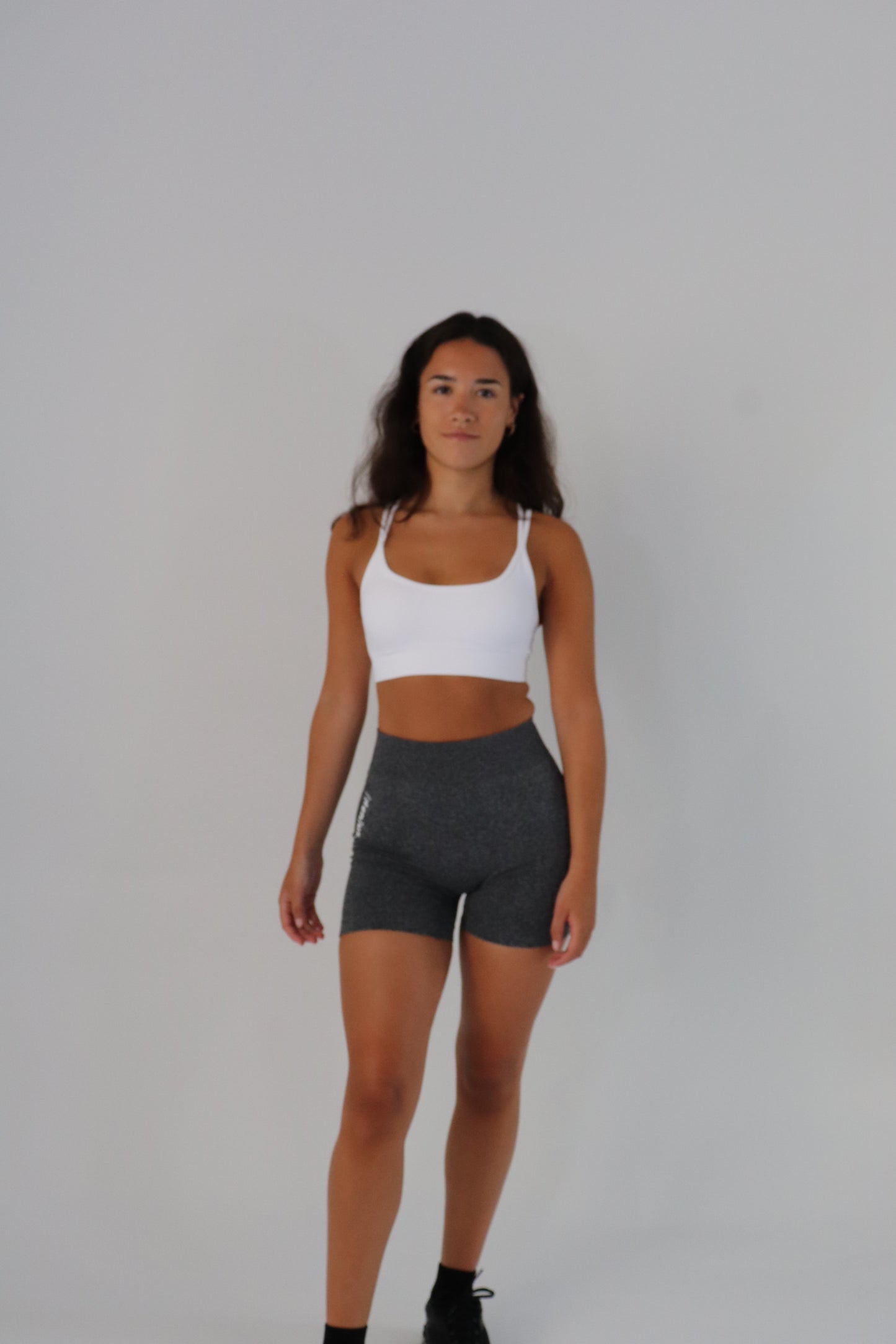 Grey seamless shorts